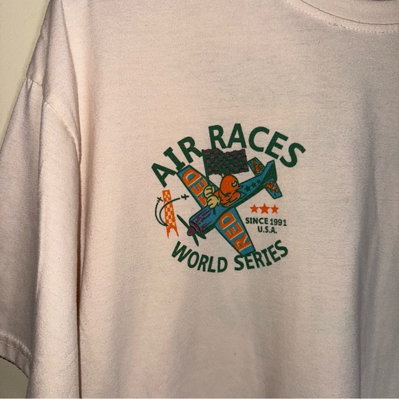 CHAMPION Air Races World Series Double sided graphic tshirt XL - Picture 4 of 6